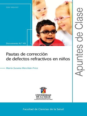 cover image of Pautas de corrección de defectos refractivos en niños